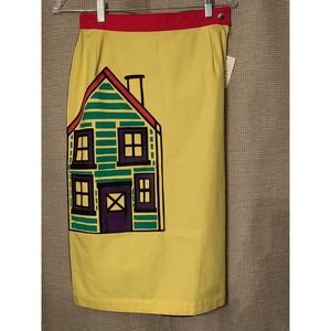 RARE Designer Jean Charles De Castelbajac French Made Skirt Sz 1 AMAZING $950!